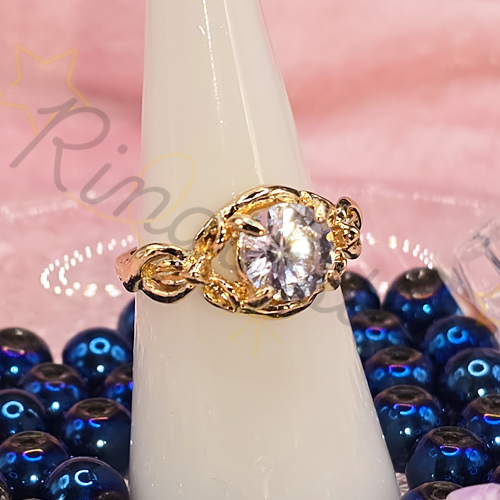 Vita Zircon Ring in Clear