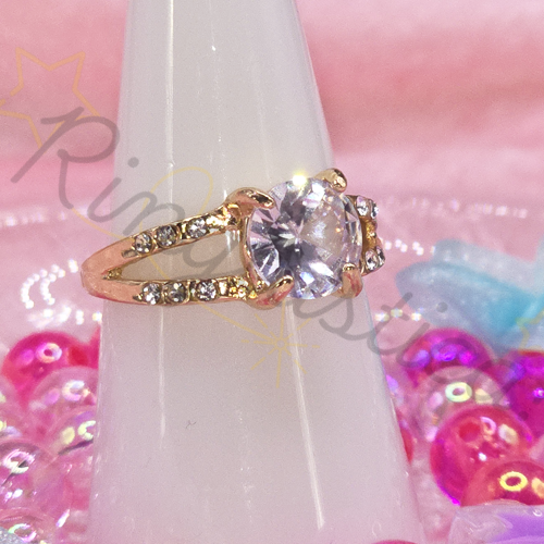 Elysian Zircon Ring in Clear