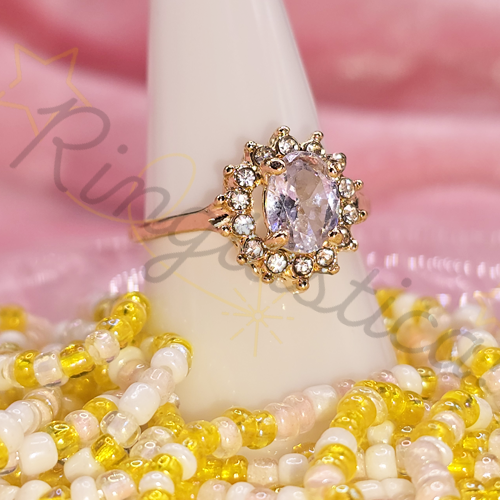 Amador Zircon Ring in Clear