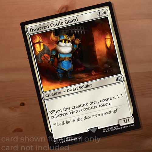 Magic the Gathering Keychain - Dwarven Castle Guard