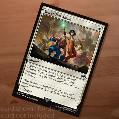 Magic the Gathering Keychain - You're Not Alone