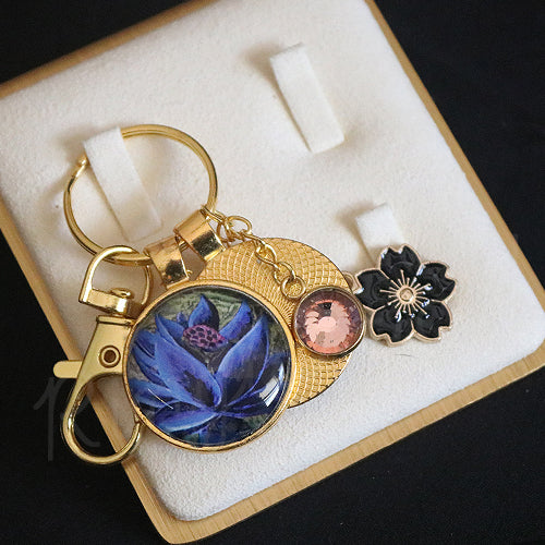 Magic the Gathering Keychain - Black Lotus