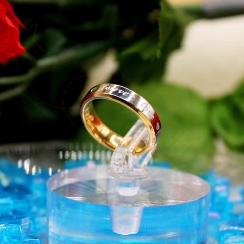 Gold and Silver Plated 'Forever Love' Band