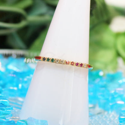 "Love" Zircon Ring