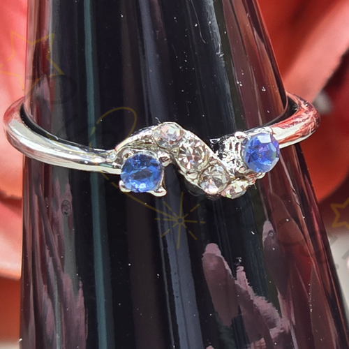 Bow Ring in Blue