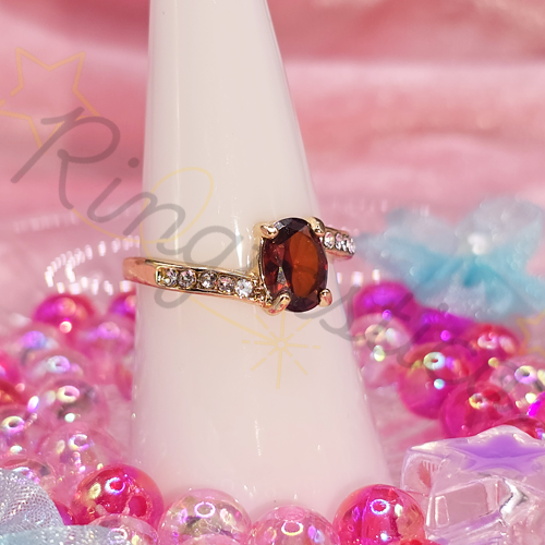 Fayth Zircon Ring in Red