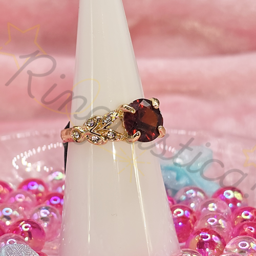Orion Zircon Ring in Red