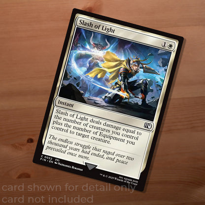 Magic the Gathering Keychain - Slash of Light