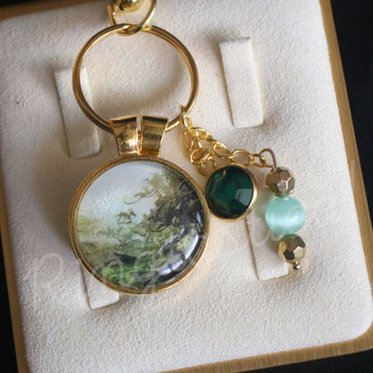 Magic the Gathering Keychain - Forest