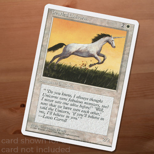 Magic the Gathering Keyring - Pearled Unicorn