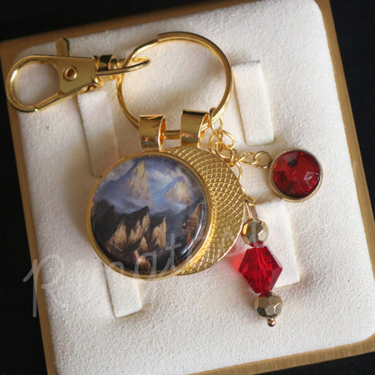 Magic the Gathering Keychain - Mountain