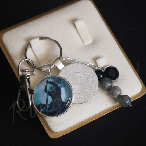 Magic the Gathering Keychain - Sephiroth's Intervention