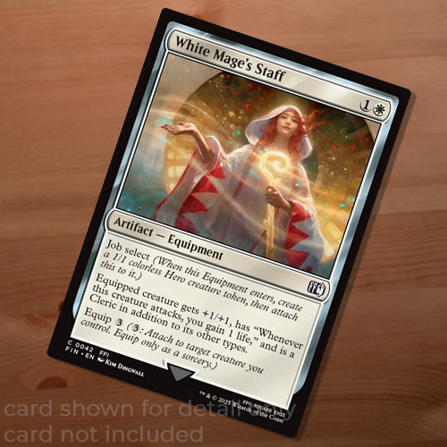 Magic the Gathering Keychain - White Mage's Staff