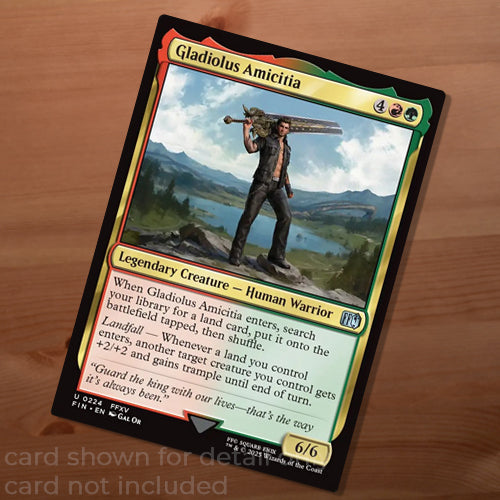 Magic the Gathering Keychain - Gladiolus Amicitia