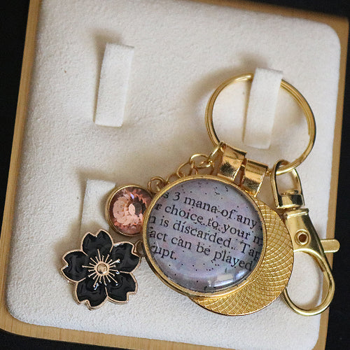 Magic the Gathering Keychain - Black Lotus