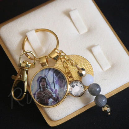 Magic the Gathering Keychain - Heliod's Pilgrim